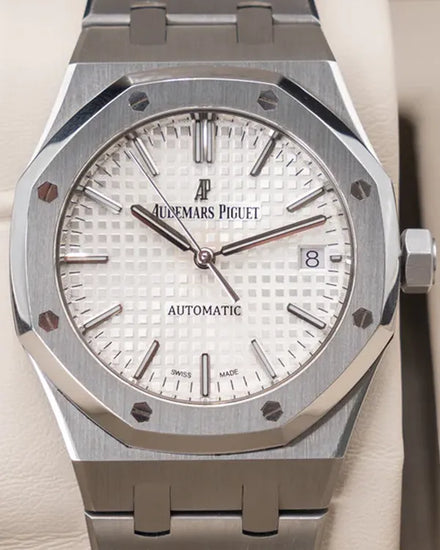 Audemars Piguet Royal Oak 37MM Silver Dial Steel Bracelet (15450ST.OO.1256ST.01)