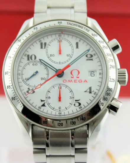 Omega Speedmaster 39MM White Dial Steel Bracelet (3513.20.00)