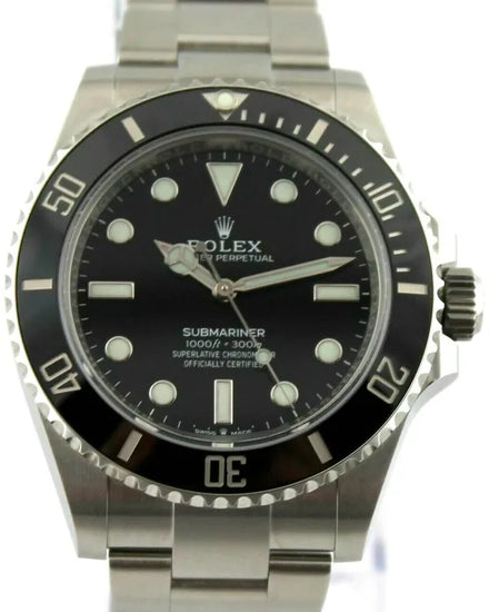 2021 Rolex Submariner No-Date 41MM Black Dial Oyster Bracelet (124060)