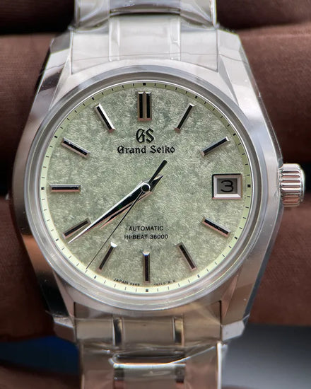 2025 Grand Seiko Heritage 38MM Green Dial Titanium Bracelet (SBGH343G)