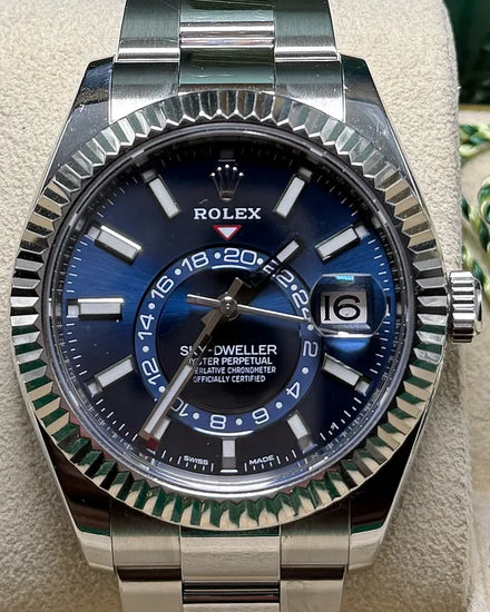 2020 Rolex Sky-Dweller 42MM Blue Dial Oyster Bracelet (326934)