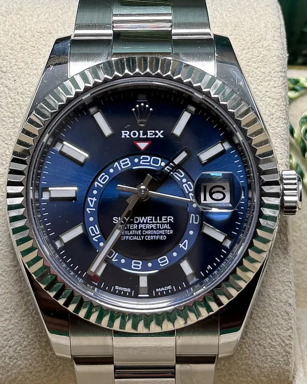 2020 Rolex Sky-Dweller 42MM Blue Dial Oyster Bracelet (326934)