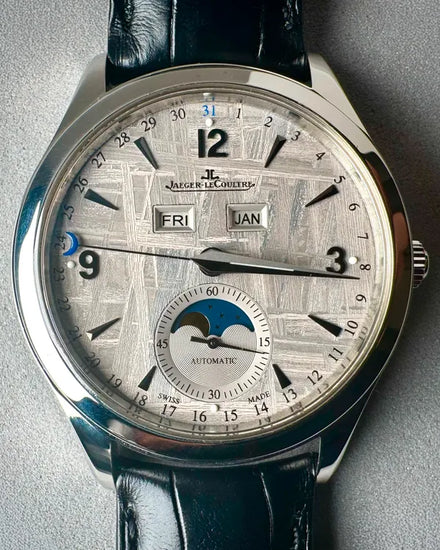 2017 Jaeger-LeCoultre Master Calendar 39MM Meteorite Dial Leather Strap (Q1558421)