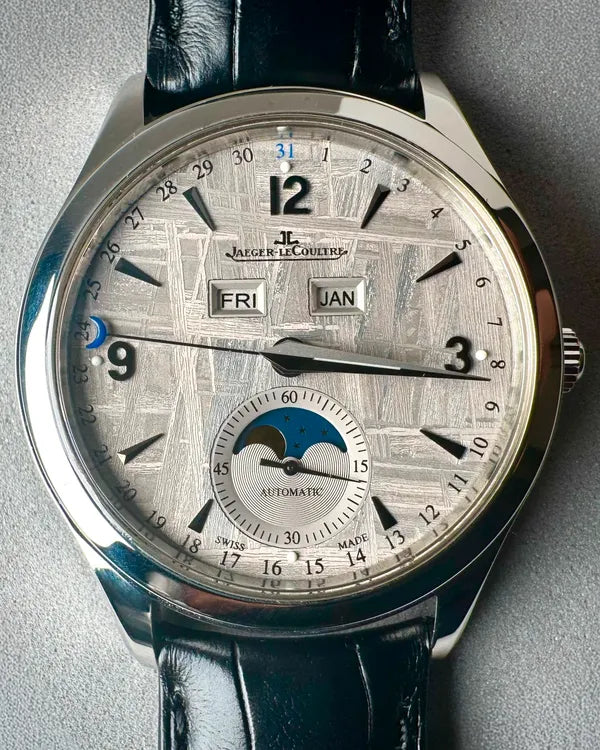 2017 Jaeger-LeCoultre Master Calendar 39MM Meteorite Dial Leather Strap (Q1558421)