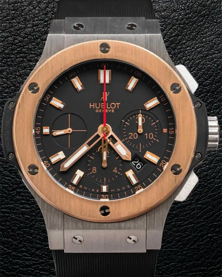 Hublot Big Bang 44MM Black Dial Rubber Strap (301.SP.1180.LR)