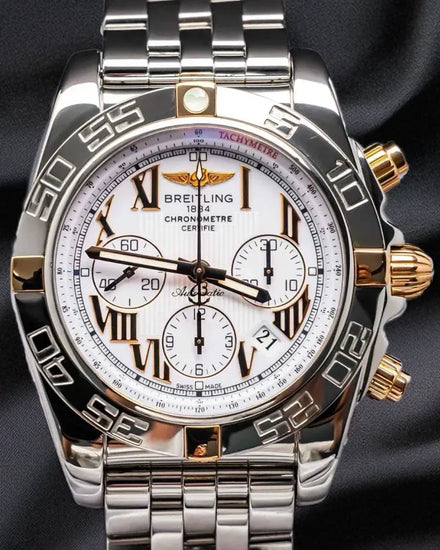 Breitling Chronomat 44MM Silver Dial Steel Bracelet (IB011012/A692)