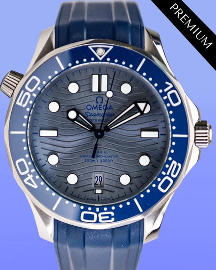 2022 Omega Seamaster Diver 300M 42MM Grey Dial Rubber Strap (210.30.42.20.06.001)