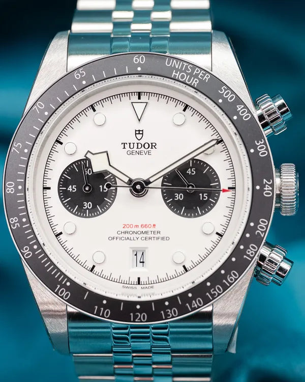 (SR) 2025 Tudor Black Bay Chrono "Panda" 41MM White Dial Steel Bracelet (79360N)