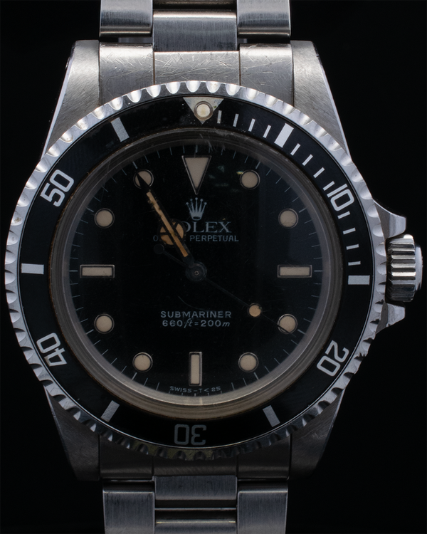 Rolex Submariner No-Date 40MM Black Dial Steel Bracelet (5513)
