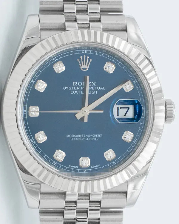 Rolex Datejust 41MM Black Dial Jubilee Bracelet (126334)