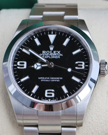 No Reserve - 2024 Rolex Explorer 40MM Black Dial Oyster Bracelet (224270)