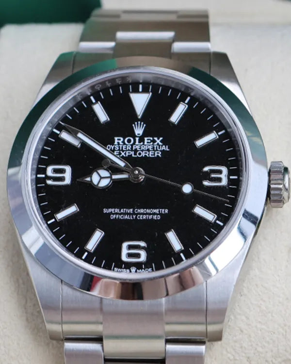 No Reserve - 2024 Rolex Explorer 40MM Black Dial Oyster Bracelet (224270)