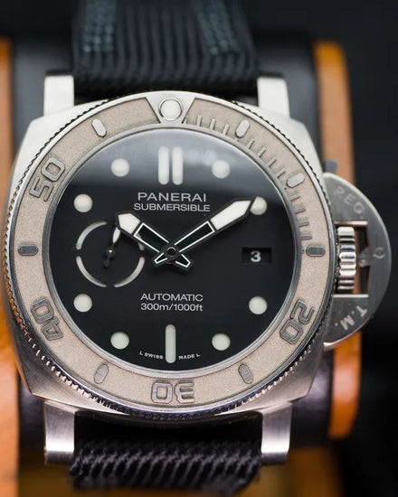 2021 Panerai Submersible "Mike Horn" S.E. 47MM Black Dial Textile Strap (PAM00984)