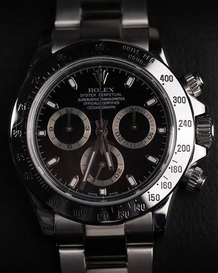 2006 Rolex Cosmograph Daytona 40MM Black Dial Oyster Bracelet (116520)