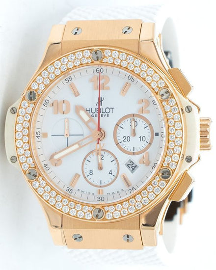 Hublot Big Bang 44MM White Dial Rubber Strap (301.PE.230.RW.114)