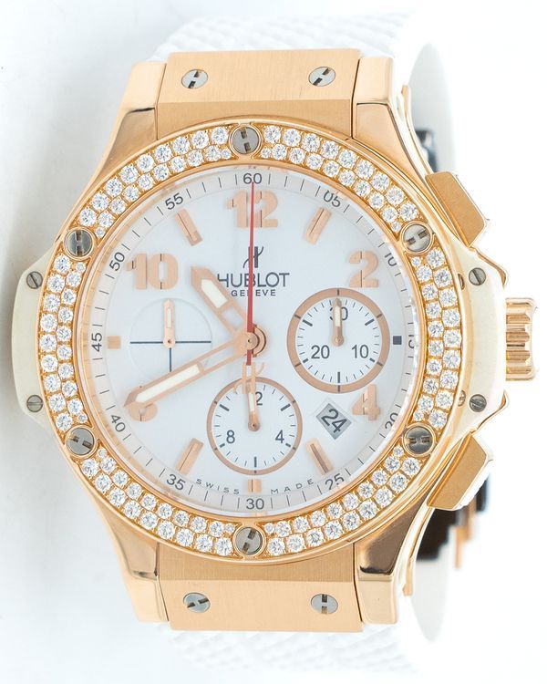 Hublot Big Bang 44MM White Dial Rubber Strap (301.PE.230.RW.114)