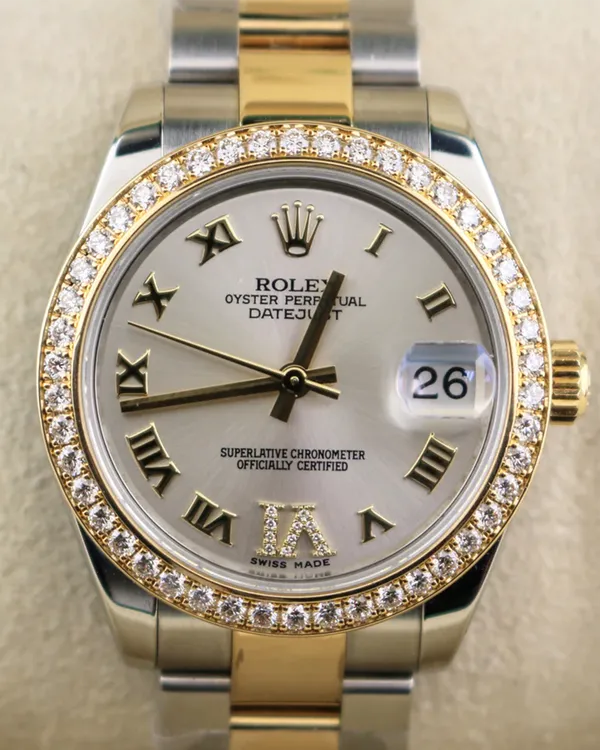 Rolex Datejust 31MM Silver Dial Two-Tone Oyster Bracelet (178383)