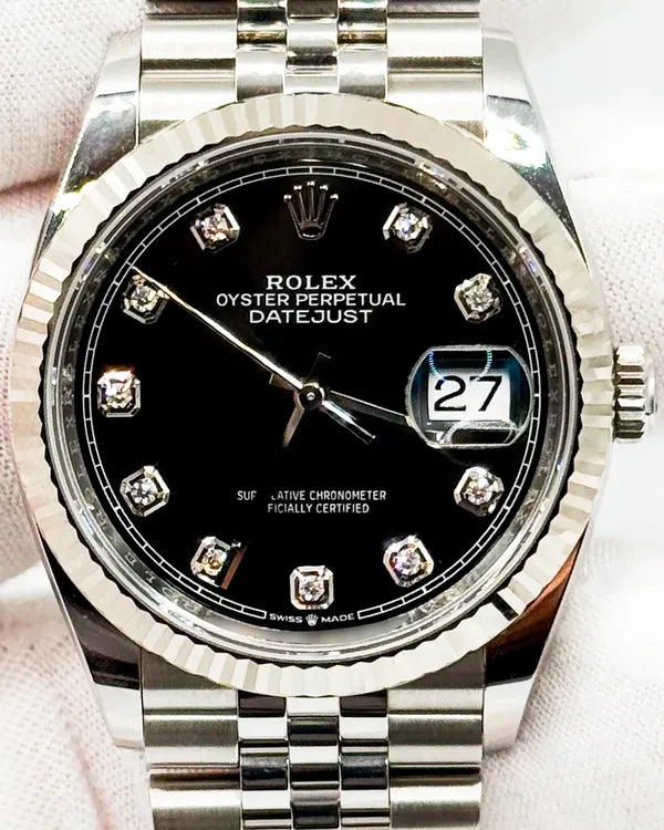 2023 Rolex Datejust 36MM Black Dial Jubilee Bracelet (126234)