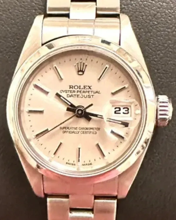 2000 (P Serial) Rolex Lady-Datejust 26MM Silver Dial Oyster Bracelet (79160)