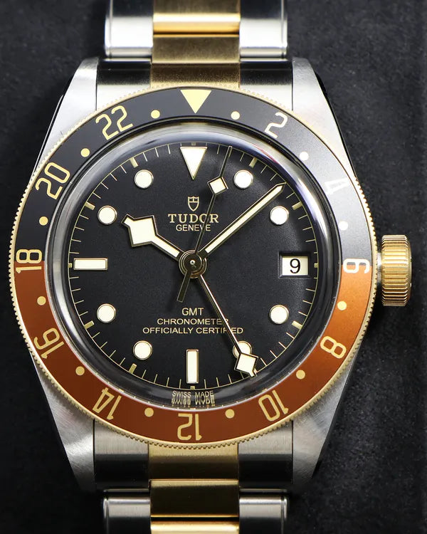 2022 Tudor Black Bay S&G GMT "Rootbeer" 41MM Black Dial Two-Tone Bracelet (79833MN)