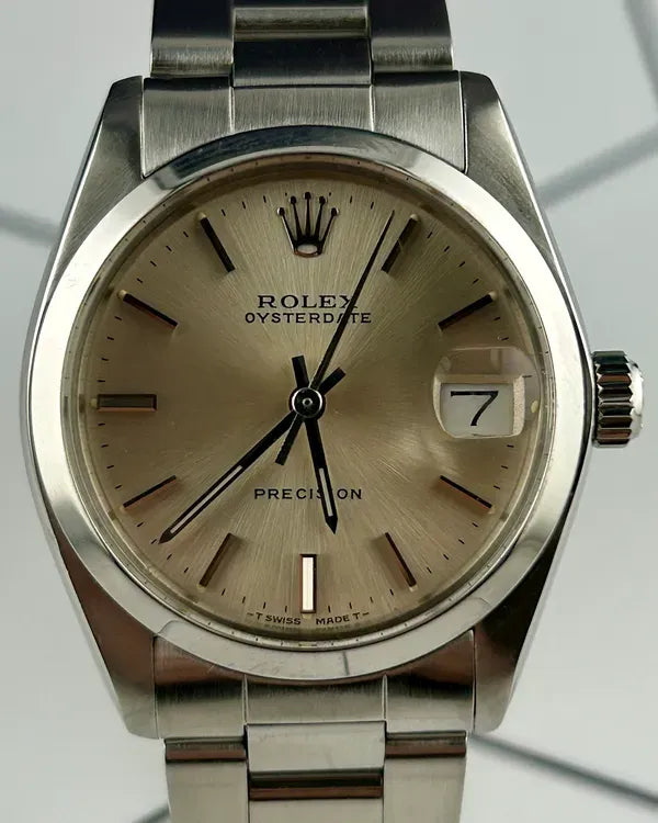 1987 Rolex Oyster Precision 31MM Silver Dial Oyster Bracelet (6466)