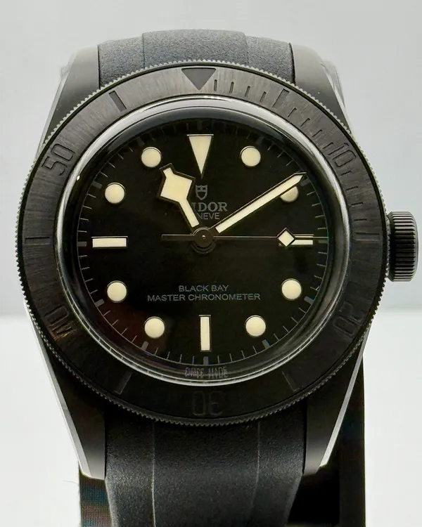 2021 Tudor Black Bay 41MM Black Dial Aftermarket Rubber Strap (79210CNU)