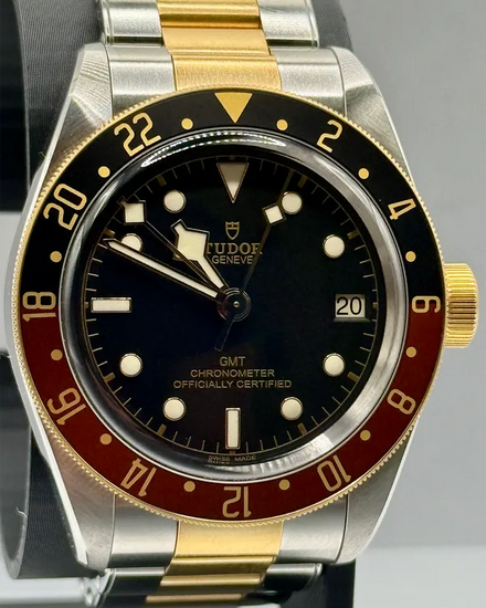 2022 Tudor Black Bay S&G GMT "Rootbeer" 41MM Black Dial Two-Tone Bracelet (79833MN)