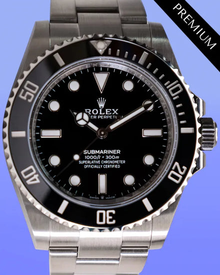 2025 Rolex Submariner No-Date 41MM Black Dial Oyster Bracelet (124060)