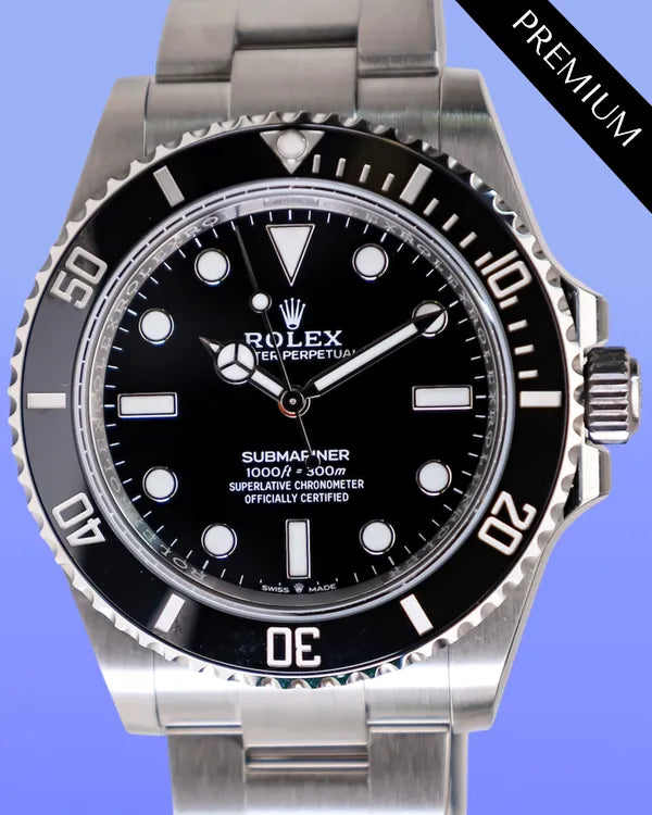 2025 Rolex Submariner No-Date 41MM Black Dial Oyster Bracelet (124060)