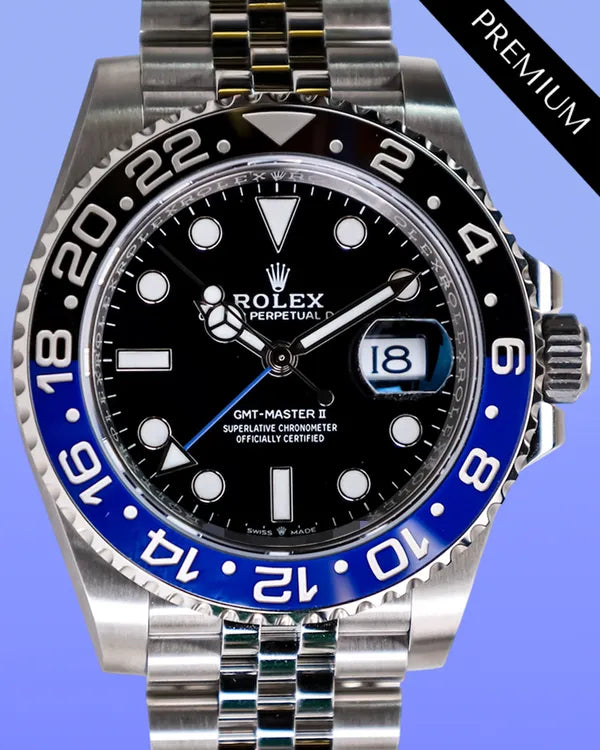 2025 Rolex GMT-Master II "Batgirl" 40MM Black Dial Jubilee Bracelet (126710BLNR)