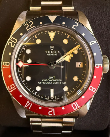 2022 Tudor Black Bay GMT "Pepsi" 41MM Black Dial Steel Bracelet (79830RB)