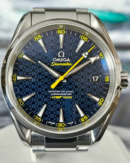2016 Omega Seamaster Aqua Terra "James Bond Spectre" L.E. 41.5MM Blue Dial Steel Bracelet (231.10.42.21.03.004)