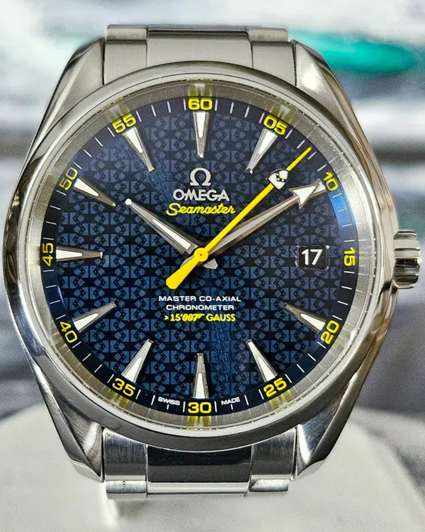 2016 Omega Seamaster Aqua Terra "James Bond Spectre" L.E. 41.5MM Blue Dial Steel Bracelet (231.10.42.21.03.004)