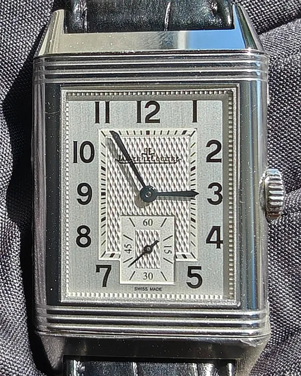 2025 Jaeger-LeCoultre Reverso Classique 27.4MM Silver Dial Leather Strap (Q3858520)