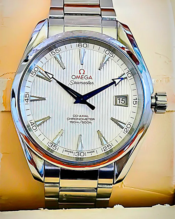 Omega Seamaster Aqua Terra "Captain's Watch" 41.5MM Silver Dial Steel Bracelet (231.10.42.21.02.002)