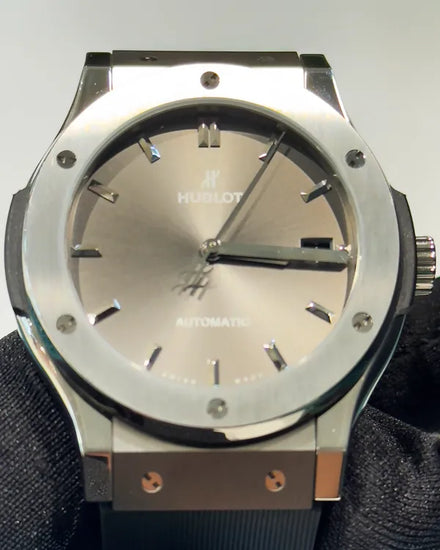 2025 Hublot Classic Fusion 45MM Grey Dial Rubber Strap (511.NX.7071.RX)