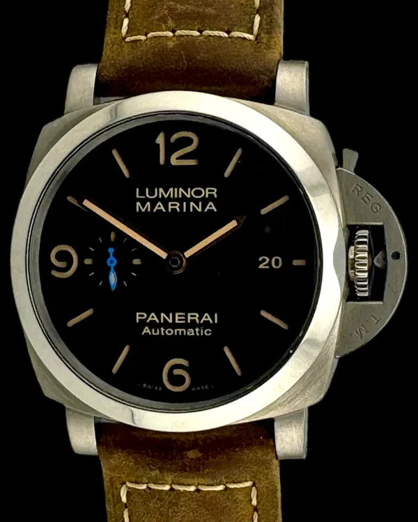 2019 Panerai Luminor Marina 1950 3 Days Automatic 44MM Brown Dial Leather Strap (PAM01351)