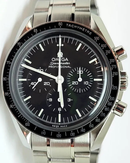 Omega Speedmaster Professional Moonwatch 42MM Black Dial Steel Bracelet (3570.50.00)