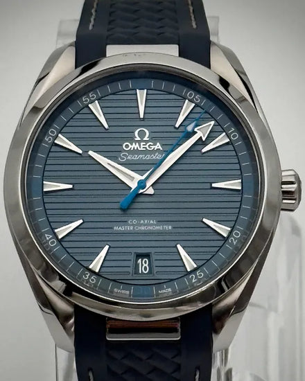 2020 Omega Seamaster Aqua Terra 41MM Blue Dial Rubber Strap (220.12.41.21.03.002)