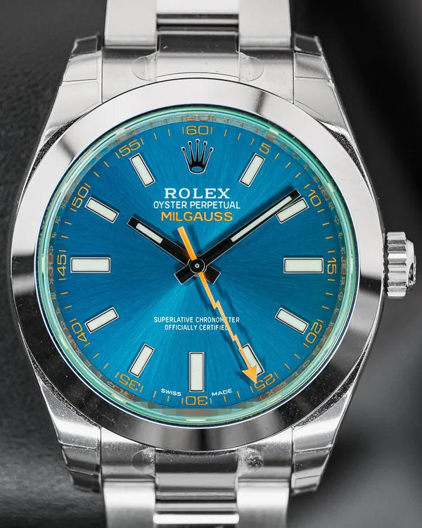 2023 Rolex Milgauss 40MM Blue Dial Oyster Bracelet (116400GV)