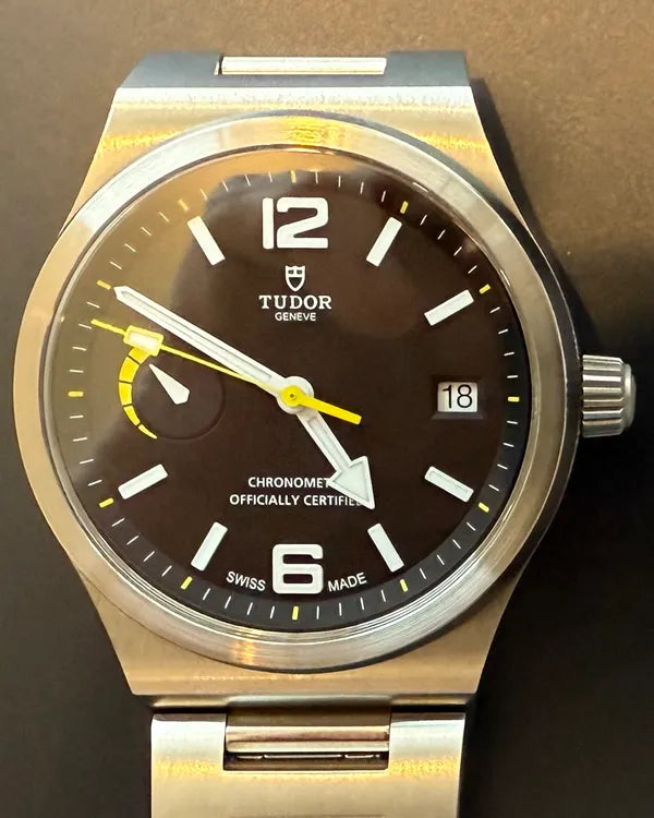 Tudor North Flag 40MM Black Dial Steel Bracelet (91210N)
