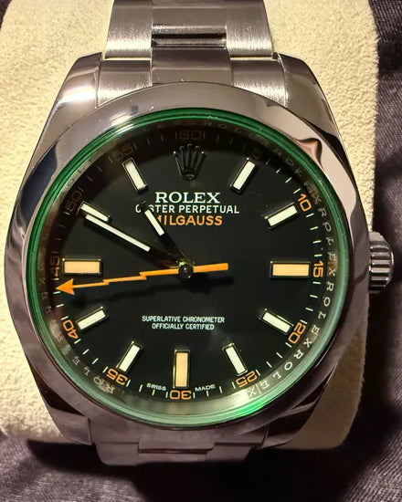 Rolex Milgauss 40MM Black Dial Oyster Bracelet (116400GV)