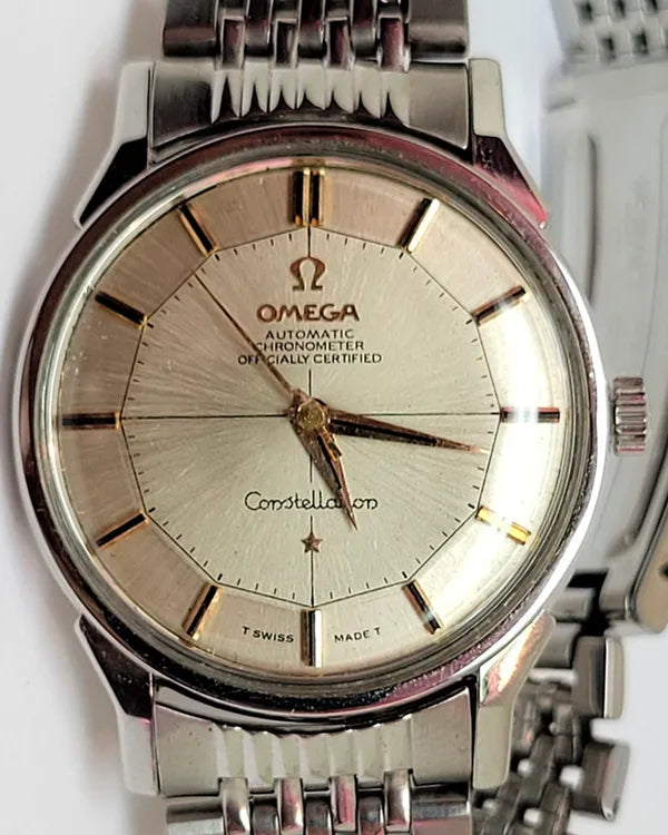 Omega Constellation 34MM Silver Dial Steel Bracelet (167.005)