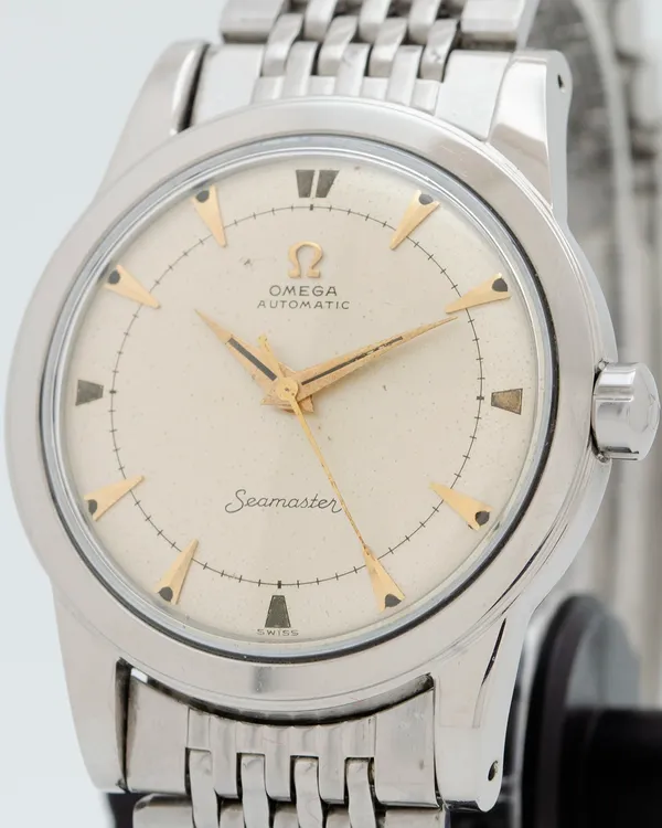 Omega Seamaster "Bumper" 35MM Cream Dial Steel Bracelet (2577-11)