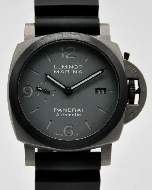 Panerai Luminor Marina TuttoGrigio 44MM Grey Dial Rubber Strap (PAM01662)