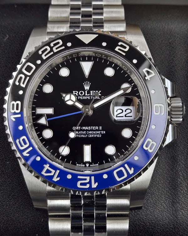 2025 Rolex GMT-Master II "Batgirl" 40MM Black Dial Jubilee Bracelet (126710BLNR)