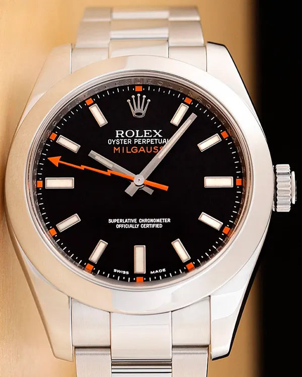 Rolex Milgauss 40MM Black Dial Oyster Bracelet (116400)