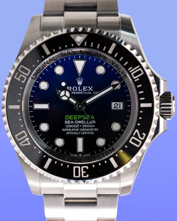 2024 Rolex Sea-Dweller Deepsea "James Cameron" 44MM Blue Dial Oyster Bracelet (136660)