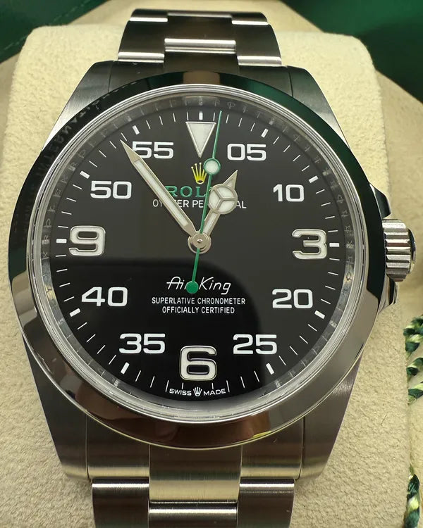 2024 Rolex Air-King 40MM Black Dial Oyster Bracelet (126900)