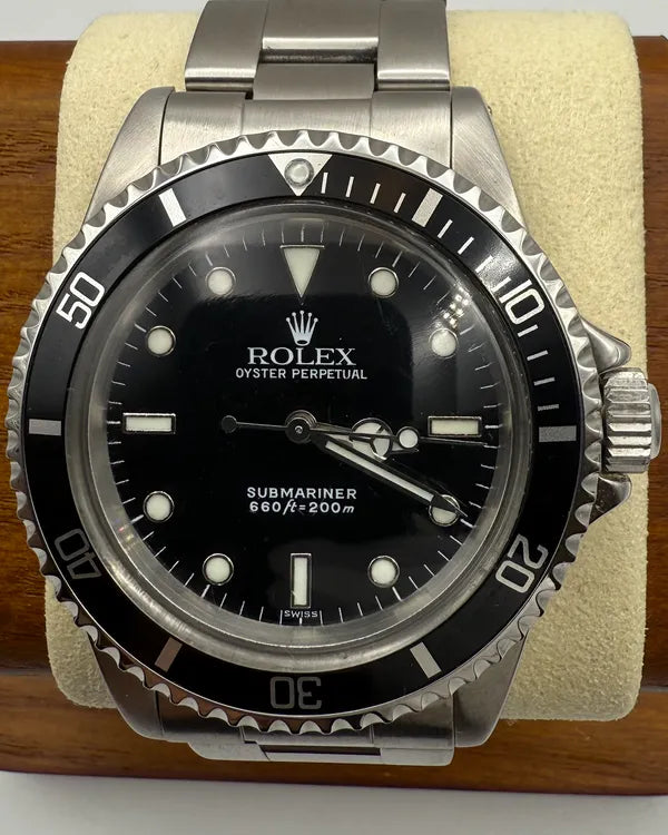 Rolex Submariner No-Date 40MM Black Dial Oyster Bracelet (5513)